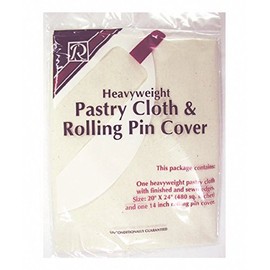 R&M International 2774 Heavyweight Pastry Cloth and Rolling Pin Cover Set