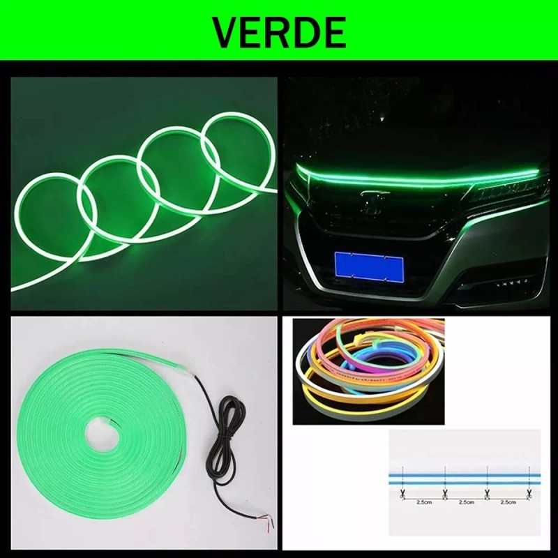 PUNKZZ Tira De Luces Led De Circulación Diurna Para Capó