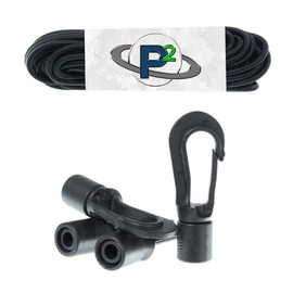 Paracord Planet Shock Cord Kits – DIY Bungee Cords & Tie-Downs – Choose from 5, 10, and 20 Feet Lengths – Rainbow of Colors Available