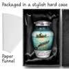 Fishing Urn for Human Ashes | Keepsake Handcrafted Funeral Memorial