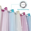 1pc Curtain Simple Gradient Hollow-out Star Pattern Double Layer Blackout