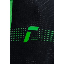 Reusch Unisex Baby Waterproof Membrane, Warm Ski Gloves, Everyday Gloves, Snow, Sledging, Baby Gloves, Winter Gloves, Winter Gloves, 7781 Black/Green Gecko, I