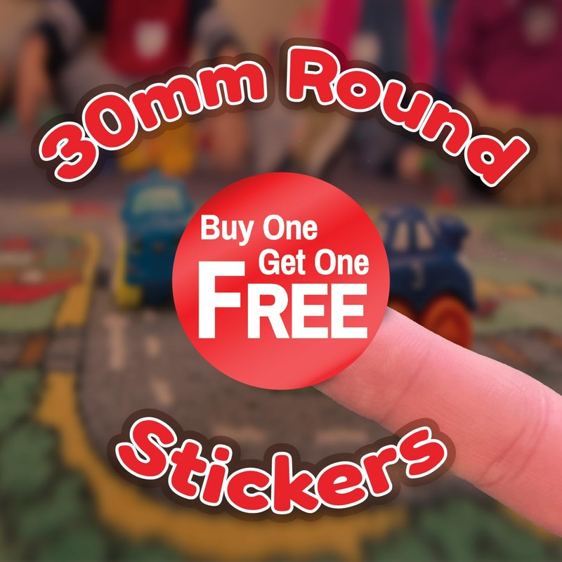 Stone Melon 144 BOGOF Stickers/Sale Labels/Shop Stickers Buy One Get