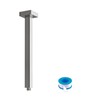 Lordear Shower Arm 16 Inch Polished Chrome Ceiling Mount Shower