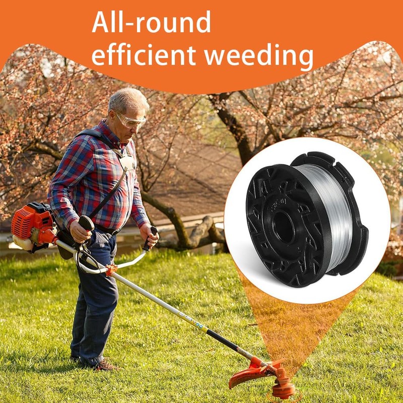Strimmer Spool,Replacement Strimmer Line,Replacement Spool Caps,ompatible with Black Decker Replace