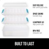 GORILLA GRIP BPA-Free Easy Release Ice Cube Tray for Freezer,
