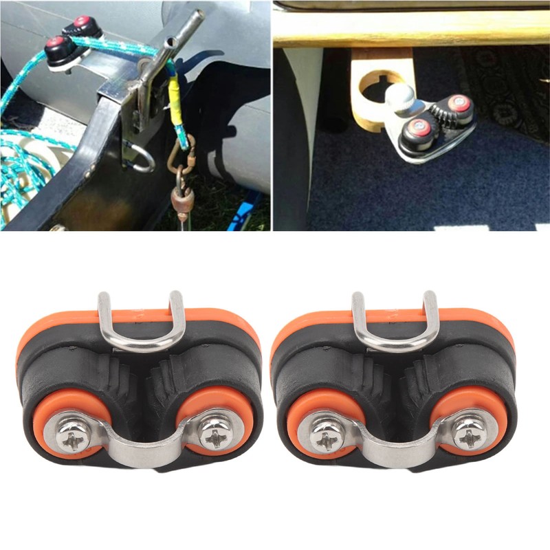2PCS Cam Cleat Ball Bearing Marine Boat Fast Entry Rope