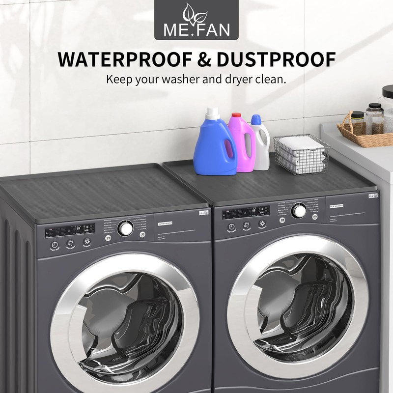 ME.FAN Washer and Dryer Covers for the Top, 2PCS 25.6''x