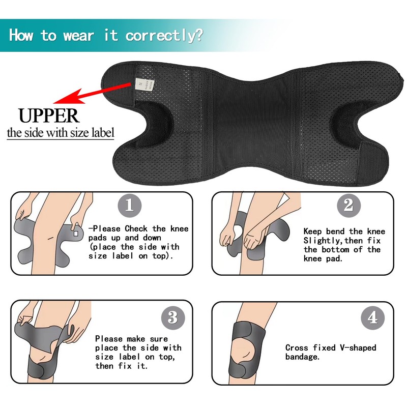 NELLHOMY Professional Knee Brace with Side Stabilizers,Medical Knee Support for