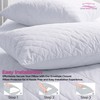 Home Sweet Home UK Quilted Pillow Protectors 2 Pack Envelope