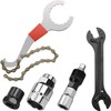 profiwoab 5-in-1 Bicycle Cassette Removal Tool, Bicycle Repair Tool Kit,