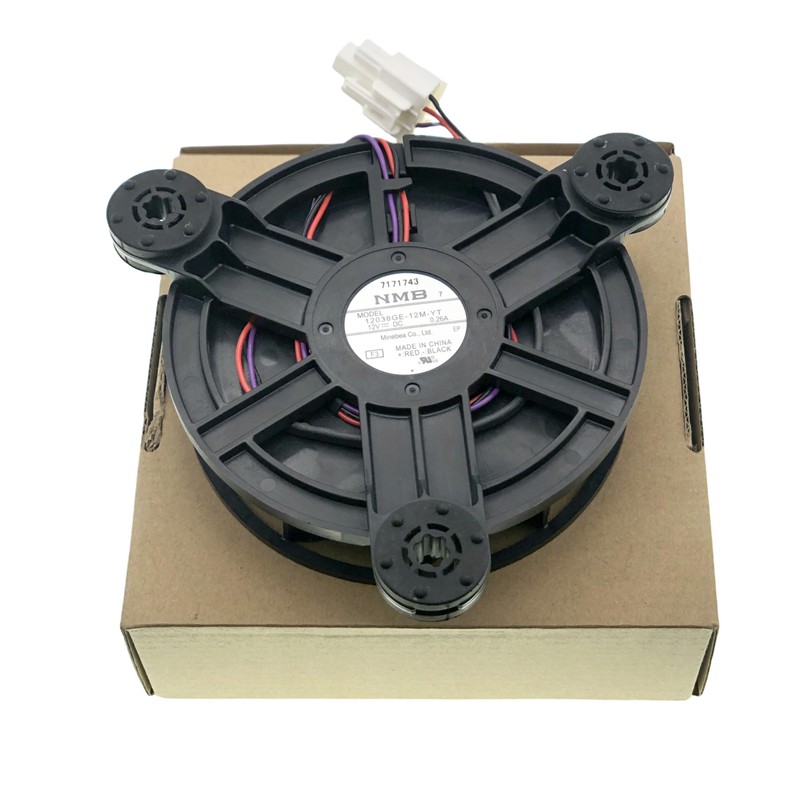LEYEYDOJX 12038GE-12M-YT Refrigerator Cooling Fan Motor Compatible with Haier Refrigerator,