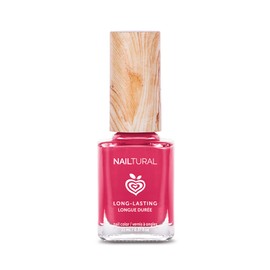 Nailtural Origin Nail Polish, Cactus Me Outside Hot Pink Color, Cruelty Free, Vegan Plant Based, Lasts 7 Days for Long Durability, Sustainable Non Toxic Formula, 0.37 Fl Oz