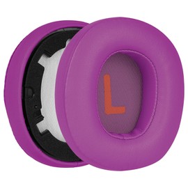 Geekria QuickFit Replacement Ear Pads for JBL JR460 Headphones Ear Cushions, Headset Earpads, Ear Cups Cover Repair Parts (Rose Red)