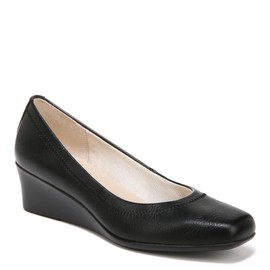 LifeStride Women's Groovy Wedge Pump, black, 8 W US