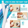 RUANI Empty Paint Tubes Aluminum Paint Tubes 20 Ml for