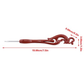 Crochet Hooks, Crochet Hook Set 8PCS Retro Birds Unique Crochet Hooks Set Knitting Smooth Needles Tools Aluminum Crochet Hook Ergonomic Handle for Beginners