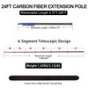 30 Foot High Ceiling Duster Kits with 4.7-24 FT Carbon