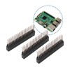 3pcs 2 x 20 Pins 2.54m Gpio Header Female Long