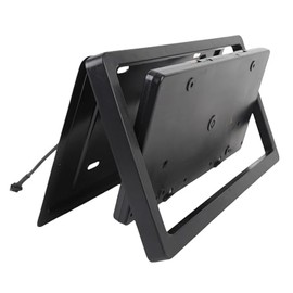 Soporte para Matrícula de Coche, Protector de Cubierta con Tapa de Hierro, Marcos de Matrícula con Controlador de Potencia para Estándar de EE. UU., S