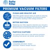 Fette Filter - Replacement Post-Motor Filters Compatible with Shark Vertex