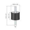 Fairedear 4 x M6 External Double Wire Shock Absorber Rubber