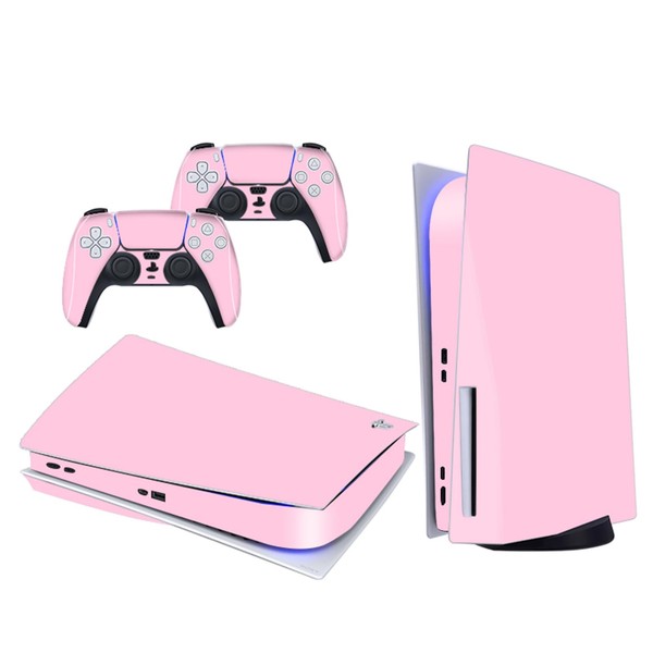 PS-5 Skin Stickers Controller Console Panels Decal Cover Pink 5