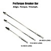 VÄRMA 1/2” Drive 24-Inch Breaker Bar with 180° Pivot Flex
