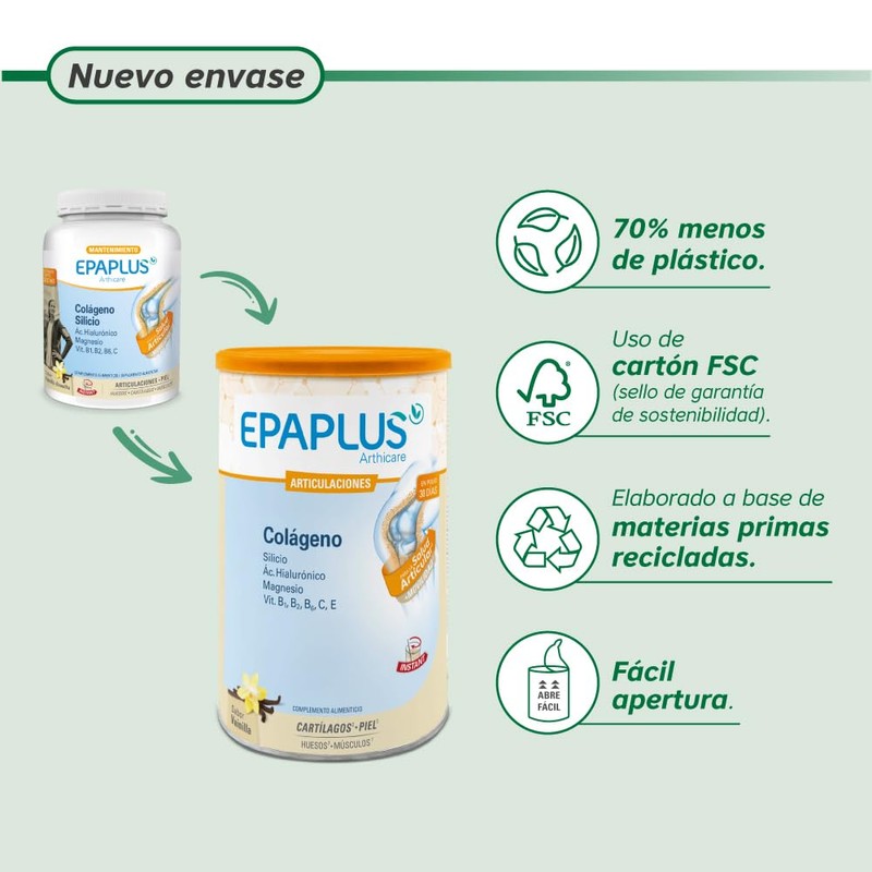 EPAPLUS Arthicare, Collagen + Silicon + Hyaluronic Acid, Hydrolysed Collagen