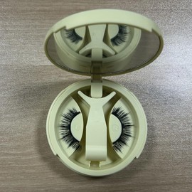 Menaka Magnetic Eyelashes Upgraded version Reusable Magnetic Eyelashes with Applicator No Glue Needed Eyelashes Natural Look Lash Clusters Kit Easy to Wear and Remove(M005)