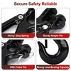 Lechansen G80 Clevis Slip Hook, 5/16" Chain Hooks with Safety