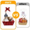 RoxNvm Hamper Baskets for Gifts Empty, 4 Gift Basket Hamper