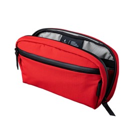 Alpaca Pouch, Toiletry Bag, Shoulder Bag, Crossbody Work, Travel, Business, red, Casual