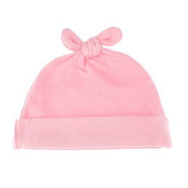 My Lello Baby Vintage Rabbit Ears Cotton Beanie Hat - (Newborn) - Light Pink