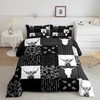 Feelyou Cow Print Comforter Set Highland Cattle Comforter Retro Farmhouse