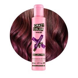 Crazy Color Aubergine Semi-Permanent Hair Dye 150ml