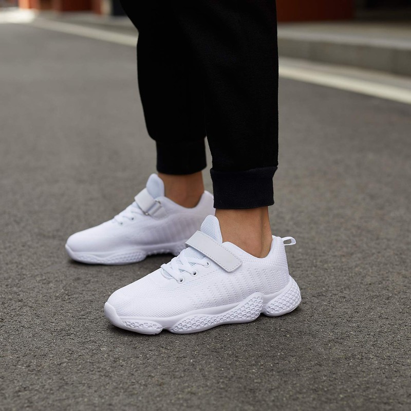 Santiro Zapatillas de tenis para correr para niños y niñas,