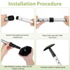 OFFKITSLY Golf Travel Bag Support Pole,Golf Clubs Protector Travel Bag