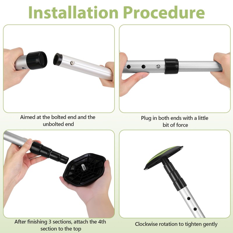 OFFKITSLY Golf Travel Bag Support Pole,Golf Clubs Protector Travel Bag