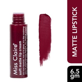 Miss Claire Miss Claire Soft Matte Lip Cream 64, Red, 6.5 Grams, Beige, 6 g
