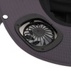 Men Sun Hat Solar Powered Rechargeable Fan UPF50 Wide Brim