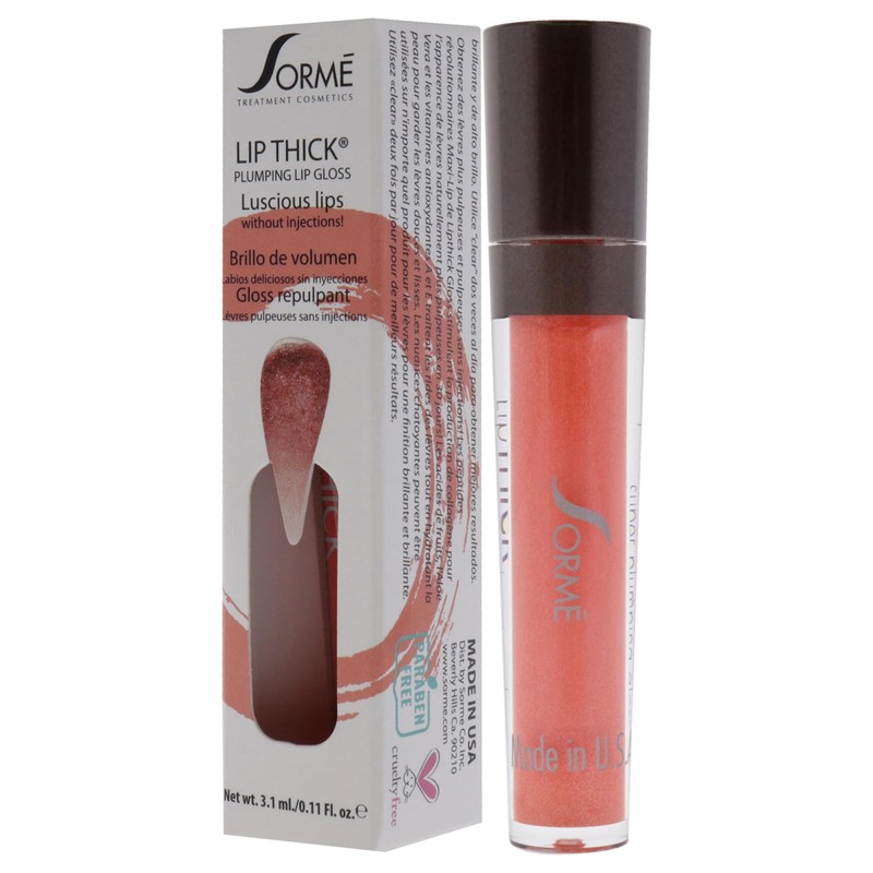 SORME Treatment Cosmetics Lipthick Lipgloss | Lip plumping Gloss for