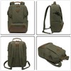 Kasqo Laptop Backpack 15.6 Inch Canvas Waterproof Anti Theft Business