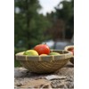 Handwoven Bamboo Sieve Basket, 17cm x 6cm, Natural