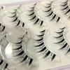Natural False Eyelashes, 5 Pairs Popular Transparent Axis Soft Core