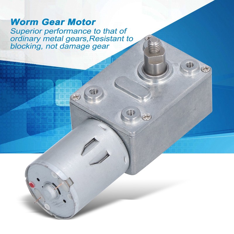 Worm Gear Motor Turbo Geared Full Metal Self Locking Reduction