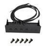 USB Front Panel Hub 5.25in 4 Ports High Speed Stable
