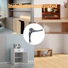 Runseaway 2Pcs Soft Close Lid Support Hinge, Zinc Alloy Lid