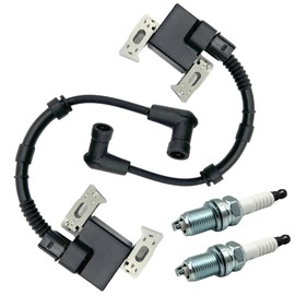 2pcs Ignition Coil GX630 GX660 GX690 replace 30500-Z6L-043 With 2pcs Spark Plugs for Honda GXV630 GXV660 GXV690 replace 30500-Z6L-033 30500-Z6L-003 30500-Z6L-013 30500-Z6L-023