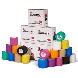 Gladiator Sports Sports Underwrap Bandage - 20 Rolls